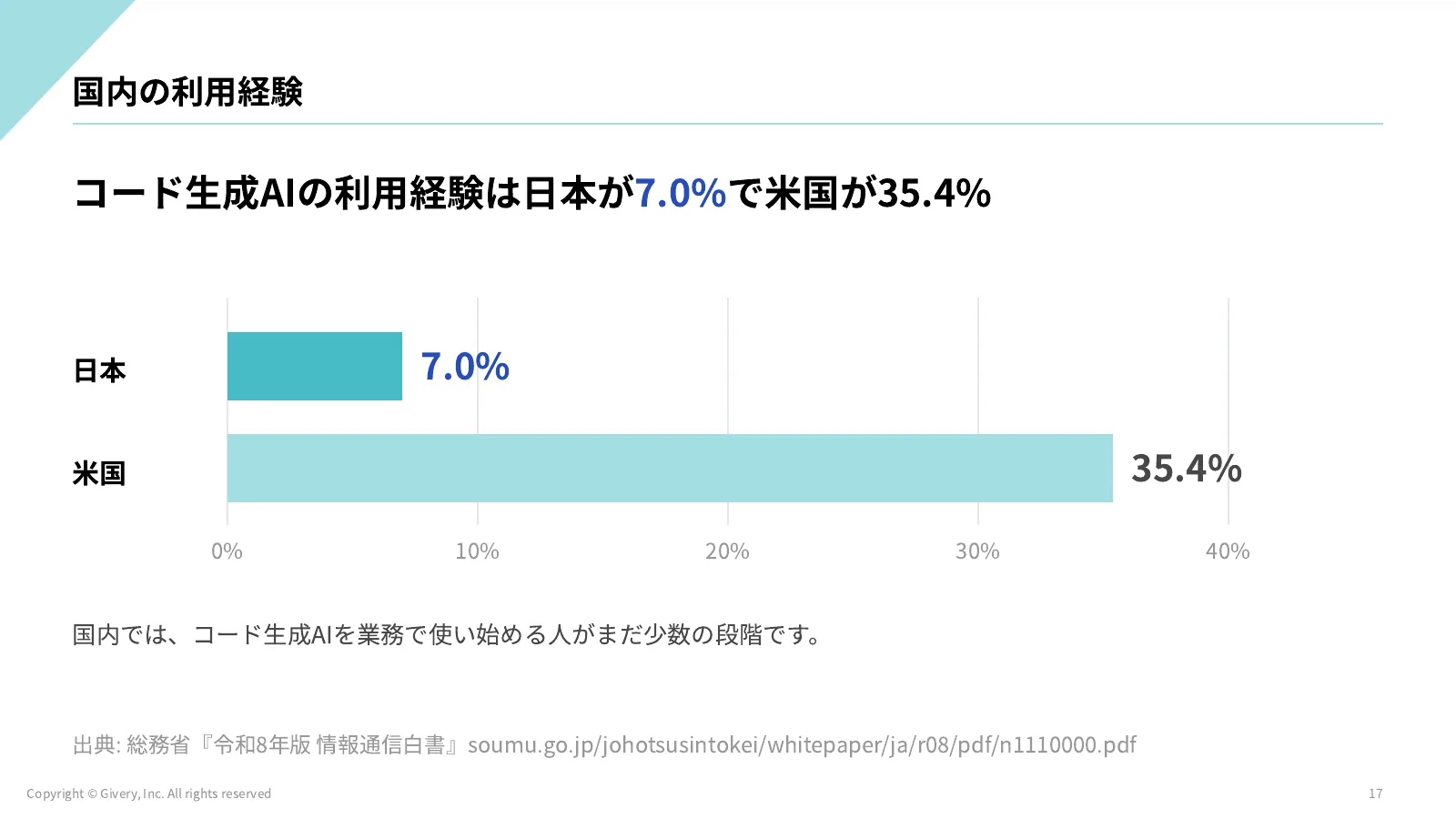 17ページ 国内の利用経験