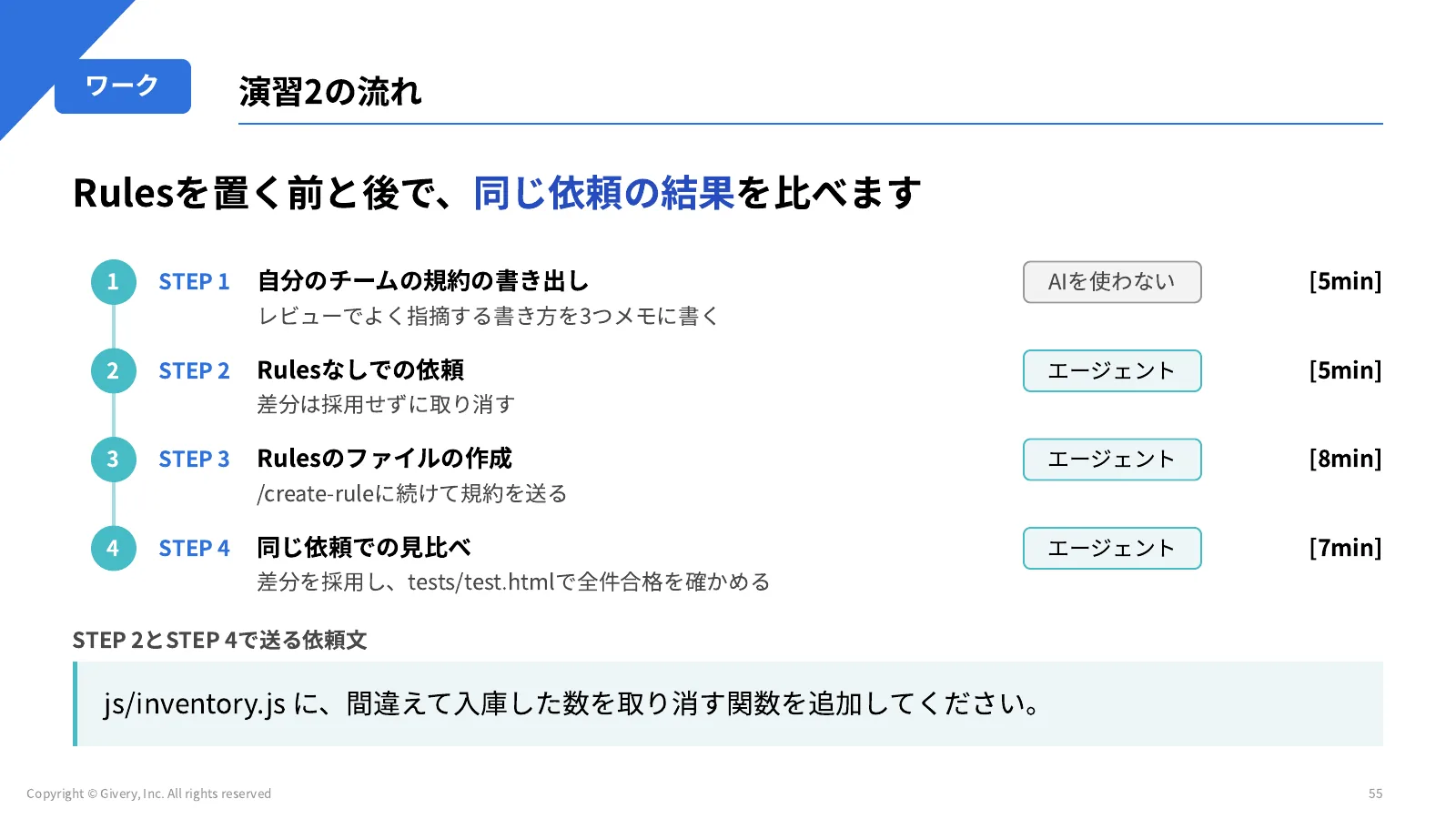 55ページ 演習2の流れ